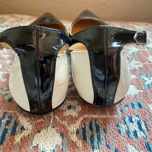 BCBG Pointed Toe Ankle Strap Flats - Picture 4 of 6